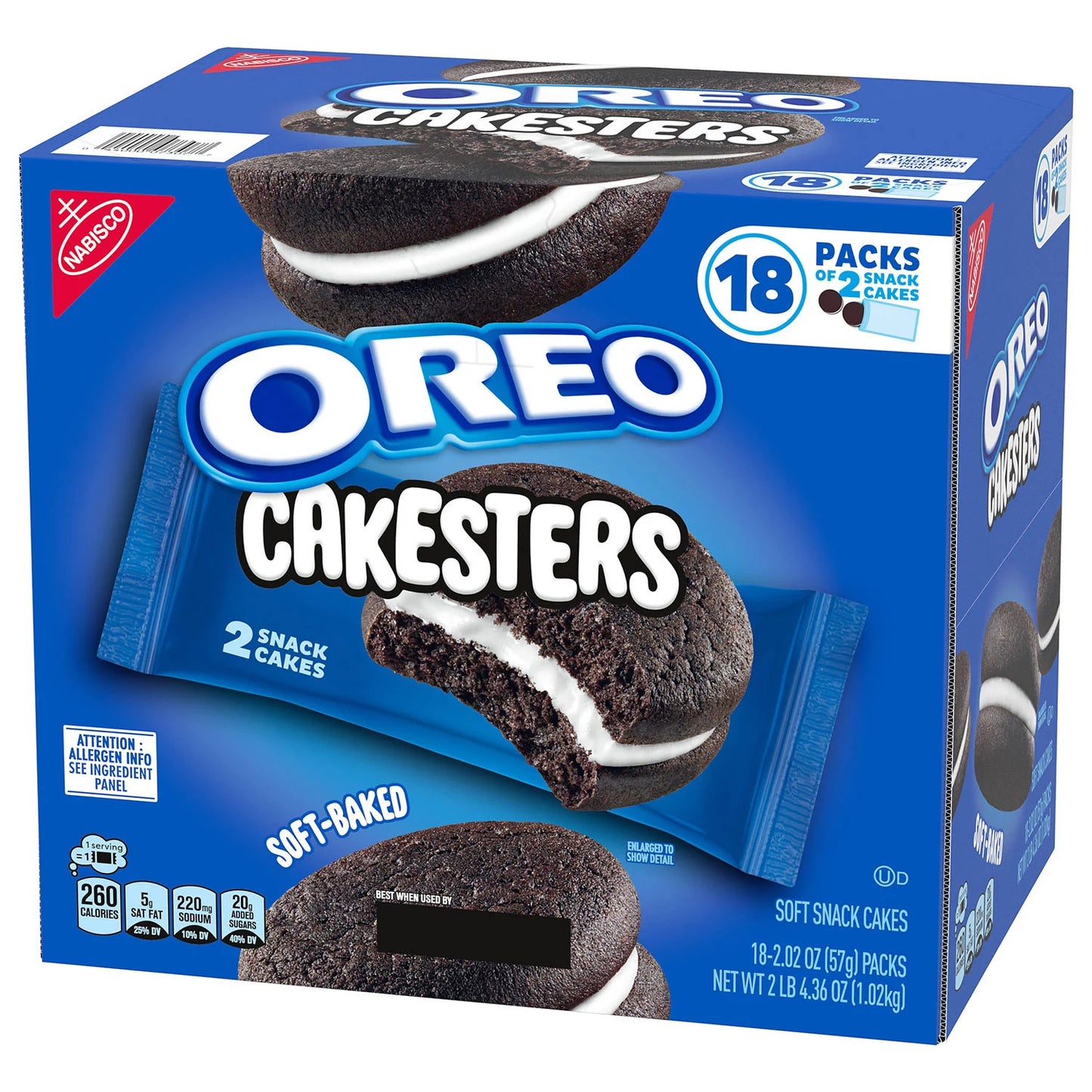 OREO Cakesters Soft Snack Cakes 2.02 oz